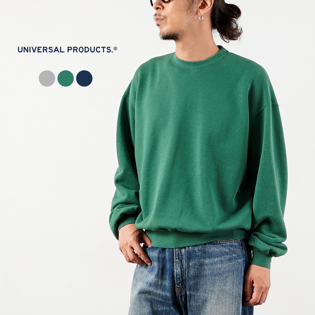 UNIVERSAL PRODUCTS.（ユニバーサルプロダクツ） ジャンベルカスウェットクルーネック 日本製 / メンズ | 