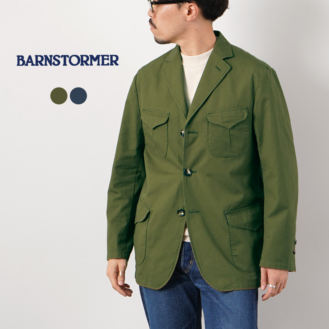 BARNSTORMER（バーンストーマー） リップサファリジャケット 日本製 / メンズ　リップストップ | BARNSTORMER