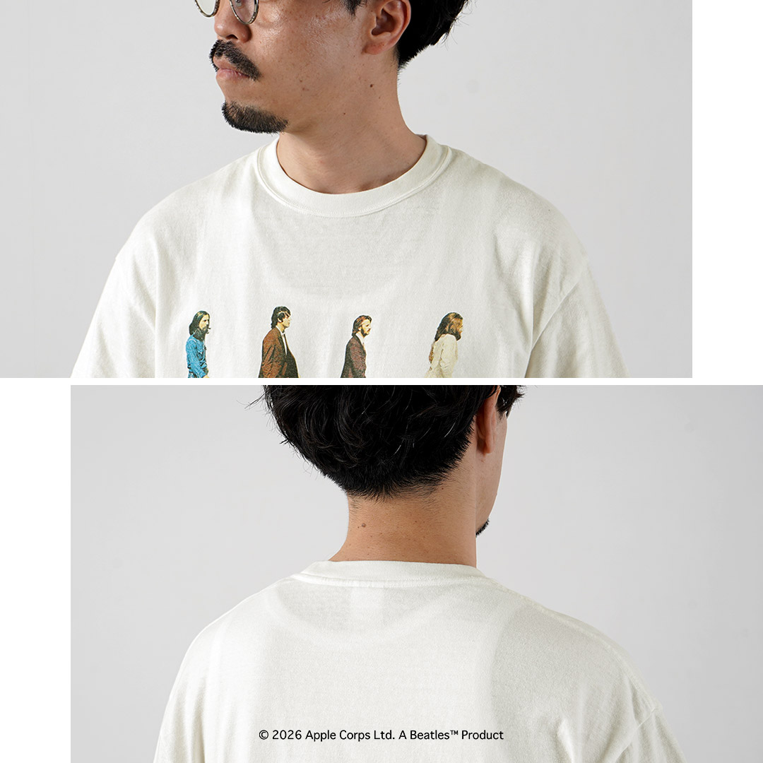 FREE RAGE（フリーレイジ） ビートルズ×フリーレイジ ラストレコーディング リサイクルコットン ショートスリーブTシャツ 日本製 / 半袖 |  | 13