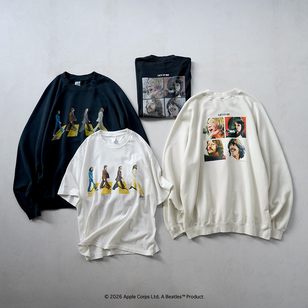 FREE RAGE（フリーレイジ） ビートルズ×フリーレイジ ラストレコーディング リサイクルコットン ショートスリーブTシャツ 日本製 / 半袖 |  | 05