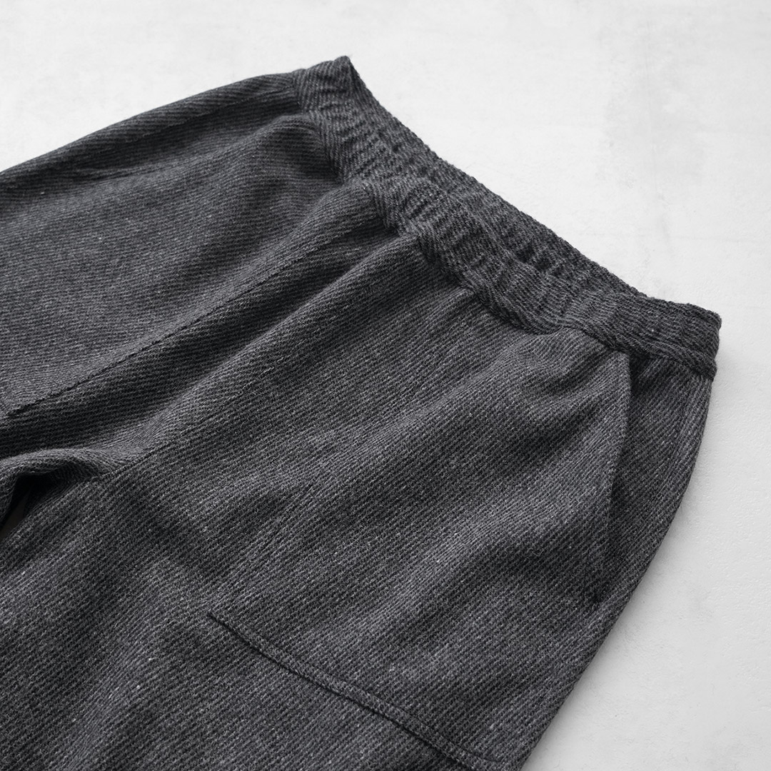 KEMA DESIGNS（ケマデザインズ） カシミアカルゼ ワイドテーパード ベイカーイージーパンツ ウール 日本製 / メンズ | kema designs | 10
