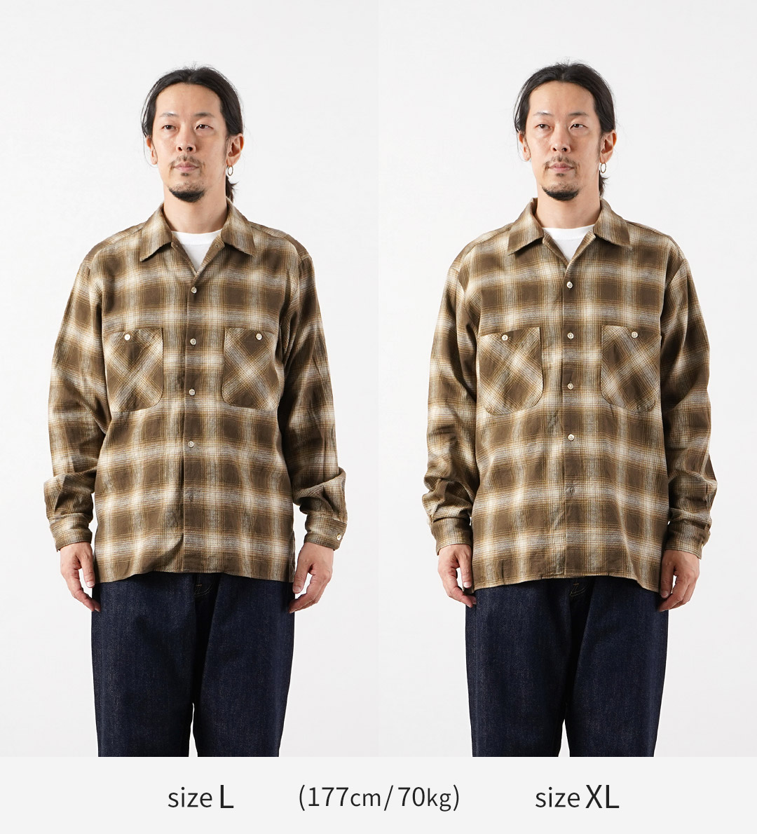 KEMA DESIGNS（ケマデザインズ） リネンウール アムンゼン オンブレー オープンカラーシャツ 日本製 / 長袖 メンズ | kema designs | 07