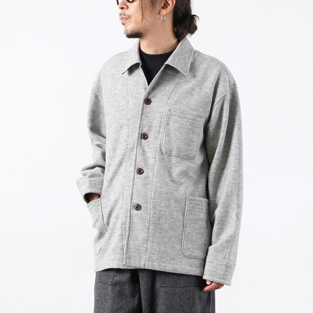 KEMA DESIGNS（ケマデザインズ） パイルウールジャージ カバーオール ジャケット 日本製 / メンズ ワーク | kema designs | 01