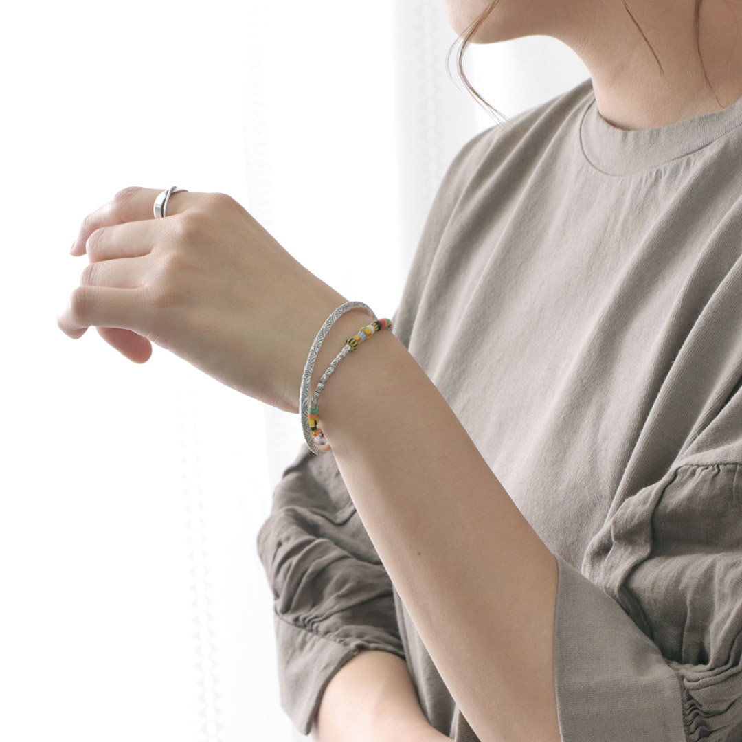 ROCOCO phaduA（パ・ドゥア） アフリカンビーズ ブレスレット / ガラス