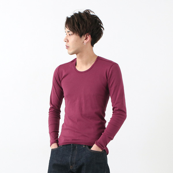 RE MADE IN TOKYO JAPAN（アールイー） カラー別注 パーフェクトインナー ロングスリーブ Uネック Tシャツ  メンズ｜10％OFFクーポン対象 : 009425-2-04 : ROCOCO Yahoo!店 - 通販 - Yahoo!ショッピング
