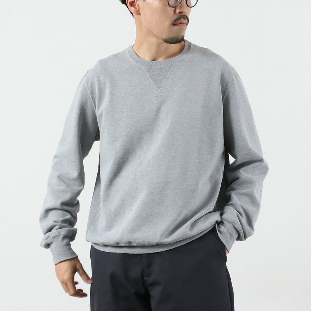REMI RELIEF RELIEF（レミレリーフ） SP加工裏毛クルー 無地