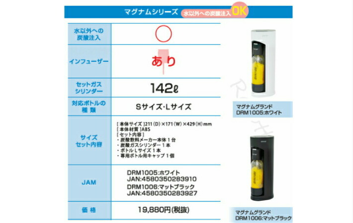 drinkmate 炭酸水メーカー ドリンクメイト マグナムグランド