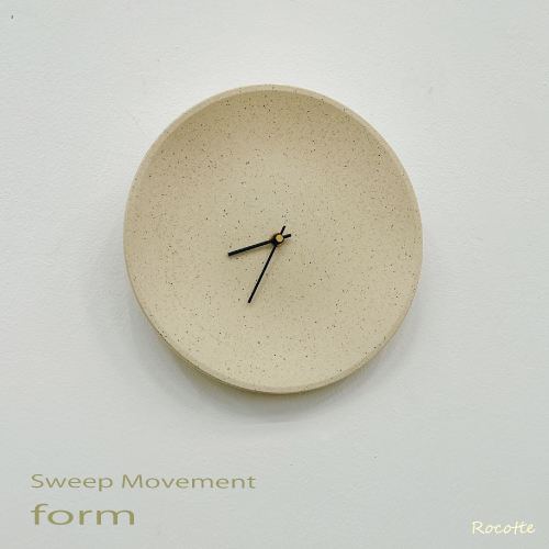 東谷 掛け時計 おしゃれ 北欧 かわいい 陶磁器 静音 無音 音がしない