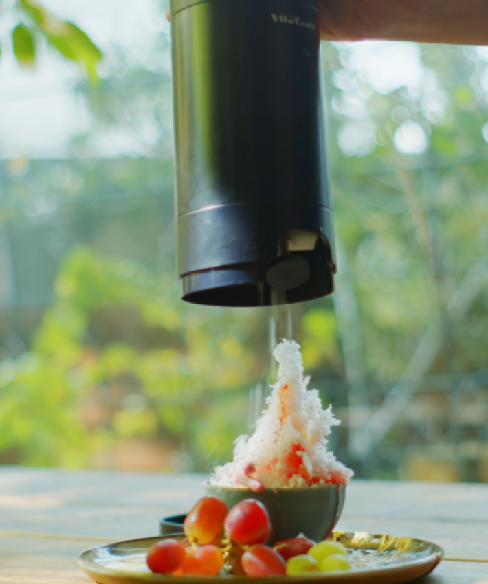 充電式 コードレスかき氷機