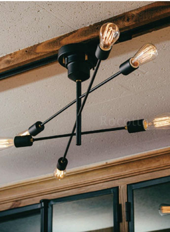 INTERFORM（インターフォルム） シーリングライト おしゃれ 6灯 天井