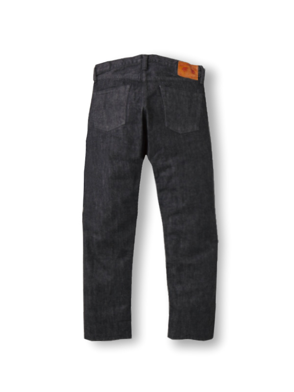 FULLCOUNT 1101 フルカウント ジーンズ ブラック デニム パンツ メンズ Straight Black Selvedge Denim 1101BKの画像