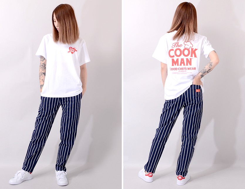 COOKMAN クックマン シェフパンツ ウェイターパンツ WAITER`S PANTS STRIPE ストレートフィット 新モデル テーパード  カジュアルパンツ コックマン 231-01860 :231-01860:RODEO BROS - 通販 - Yahoo!ショッピング