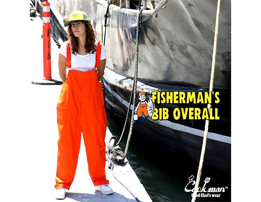 8037円 最大15%OFFクーポン COOKMAN クックマン オーバーオール Fisherman's Bib Overall フィッシャーマンズ ビブ オレン