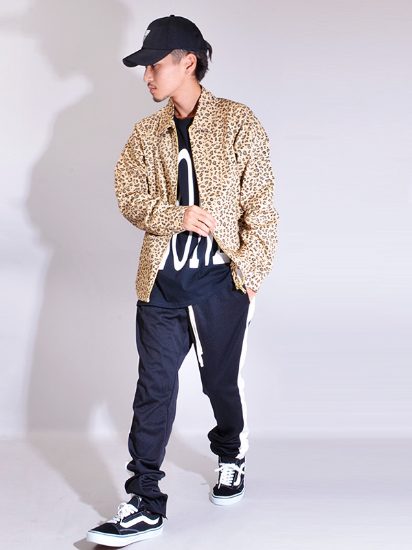 美品クックマン　デリバリージャケット　レオパードメンズ　L COOKMAN クックマン Delivery Jacket デリバリージャケット