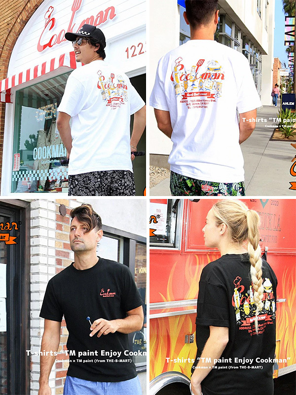 COOKMAN クックマン Tシャツ 半袖 綿100% ユニセックス TM Paint