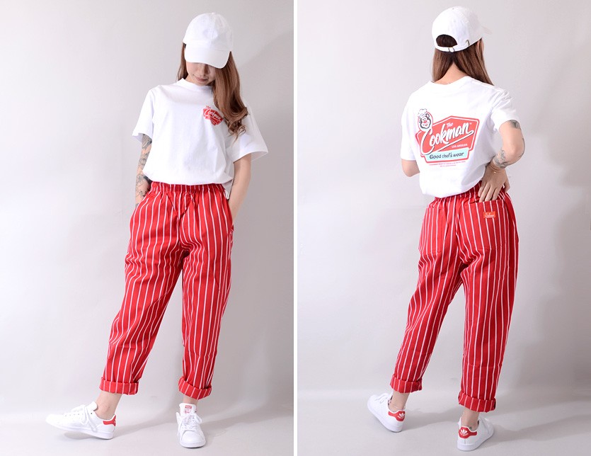 COOKMAN クックマン シェフパンツ chef pants メンズ レディース ユニセックス 男女兼用 Chef Pants Stripe イージー パンツ 赤 231-83807 :231-83807:RODEO BROS - 通販 - Yahoo!ショッピング