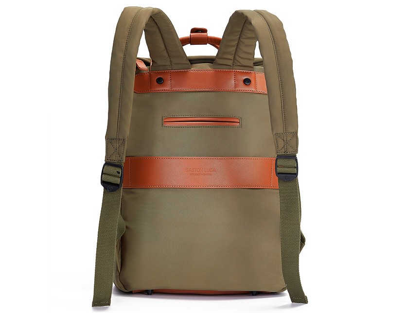 こころ◾ ガストンルーガ　バックパック　ビーテン15　オリーブ×ブラウン GASTON LUGA（ガストンルーガ） GASTON LUGA BITEN15 バックパック