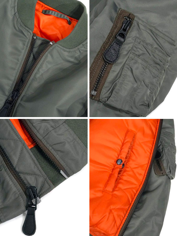 HOUSTON ヒューストン MA-1 メンズ レディース ミリタリージャケット