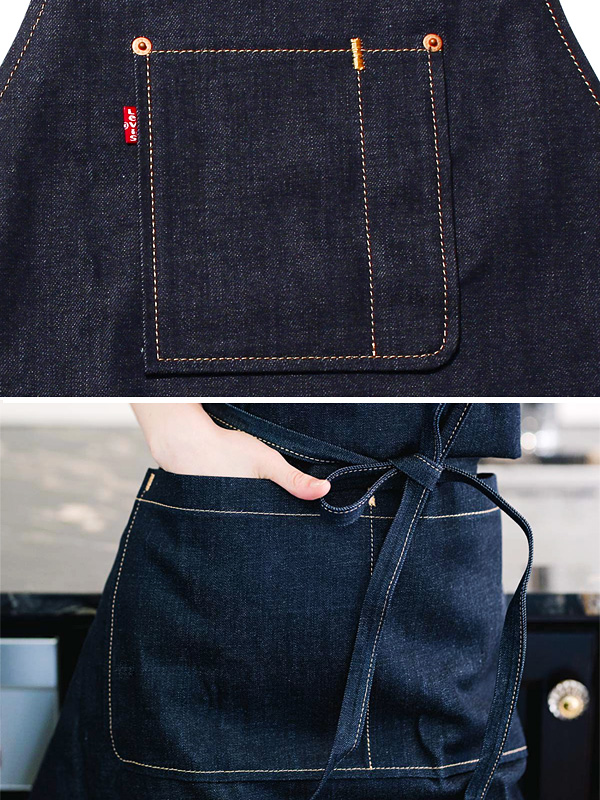 LEVI'S リーバイス デニム エプロン ロング丈 メンズ レディース 綿100％ 前掛け 77162-0018 D6286-0001｜rodeobros｜12