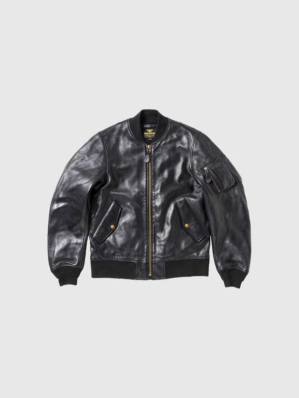 HOUSTON（ヒューストン） MA-1 ジャケット レザージャケット メンズ