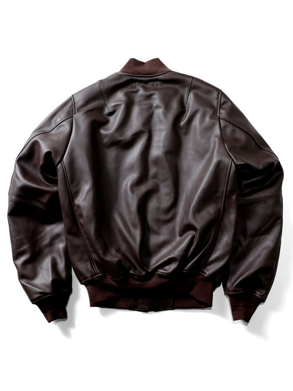 HOUSTON（ヒューストン） MA-1 ジャケット レザージャケット メンズ