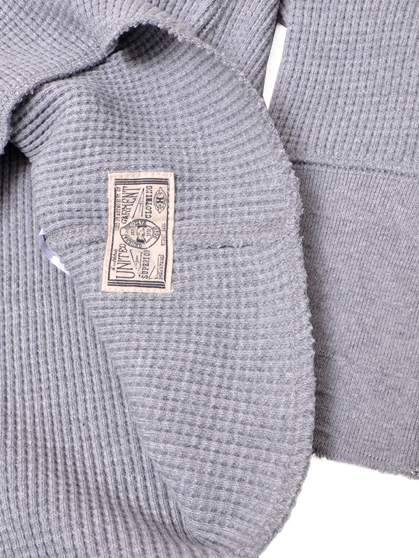 Healthknit（ヘルスニット） ヘンリーネック スーパー ヘビー ワッフル