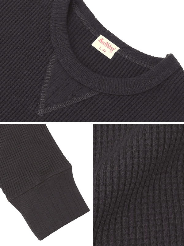 Healthknit（ヘルスニット） スーパー ヘビー ワッフル Tシャツ メンズ