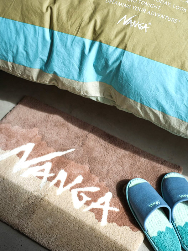 NANGA ナンガ ラグ 洗える キッチンマット 玄関マット おしゃれ かわいい NANGA RIDGELINE GRADATION RUG｜rodeobros｜04