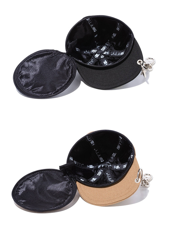 NEW ERA キャップ型キーホルダー　エコバッグ付きとポシェット　おまとめ NEW ERA ニューエラ 59FIFTY バッグ キャップポーチ エコバッグ