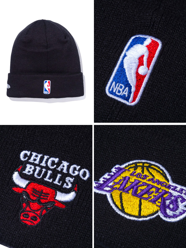 NEW ERA ニューエラ キャップ ニット帽 NBA 帽子 ニットキャップ ロゴ 