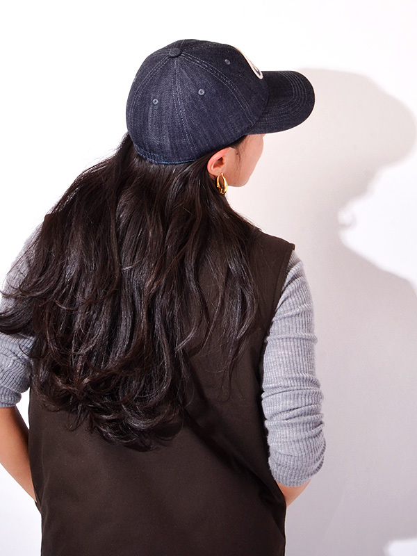 Ues/ウエス/UNIONMADE/デニム/レザー/キャップ/ワーク/アメカジ UES ウエス ワークキャップ 82W デニム 帽子 CAP アメカジ 定番