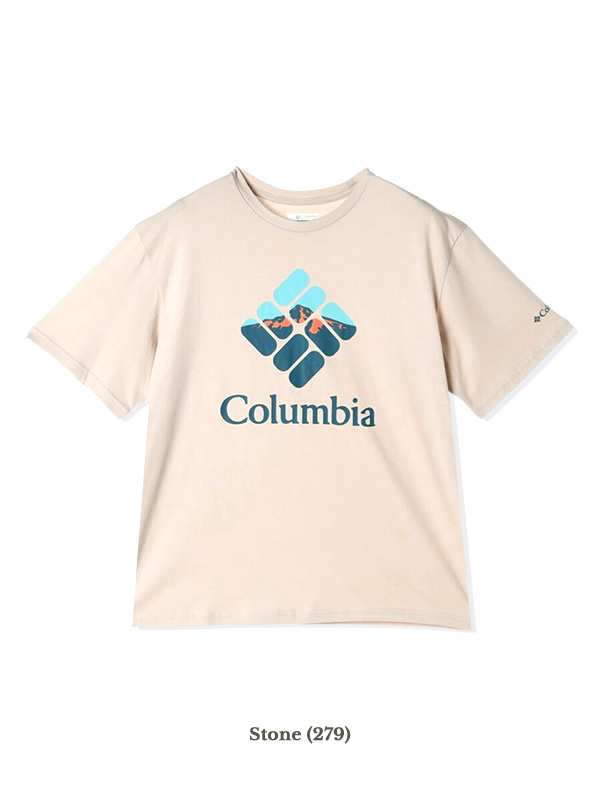 Columbia コロンビア Tシャツ メンズ レディース 半袖 綿 100% Rapid Ridge Graphic SS Tee AX0403｜rodeobros｜03
