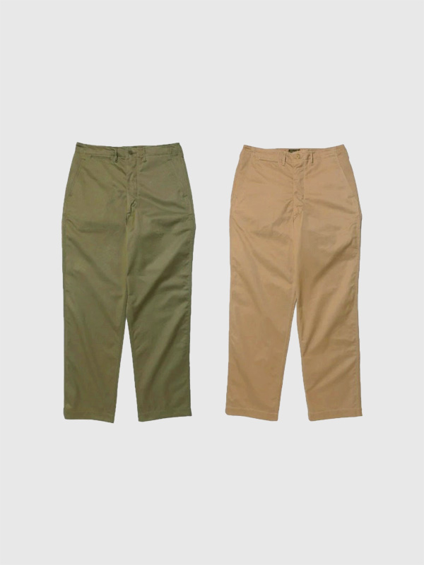 ジェラード　Khaki Lastresort Chino Cloth チノパン 41 Khaki Lastresort Chino Cloth【AG94341A】 – JELADO