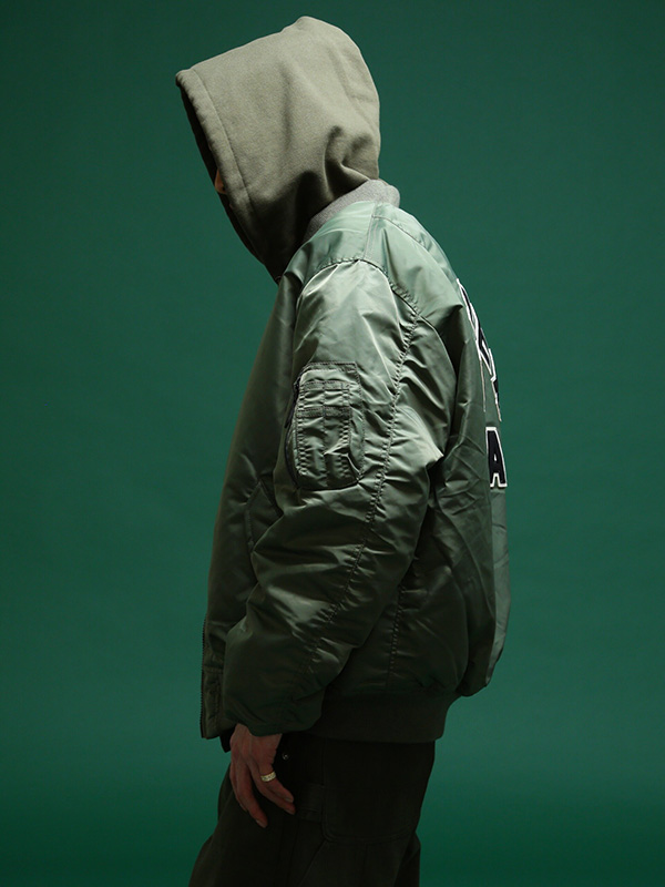 AVIREX（アヴィレックス） アビレックス MA-1 メンズ マーシャル ロゴ