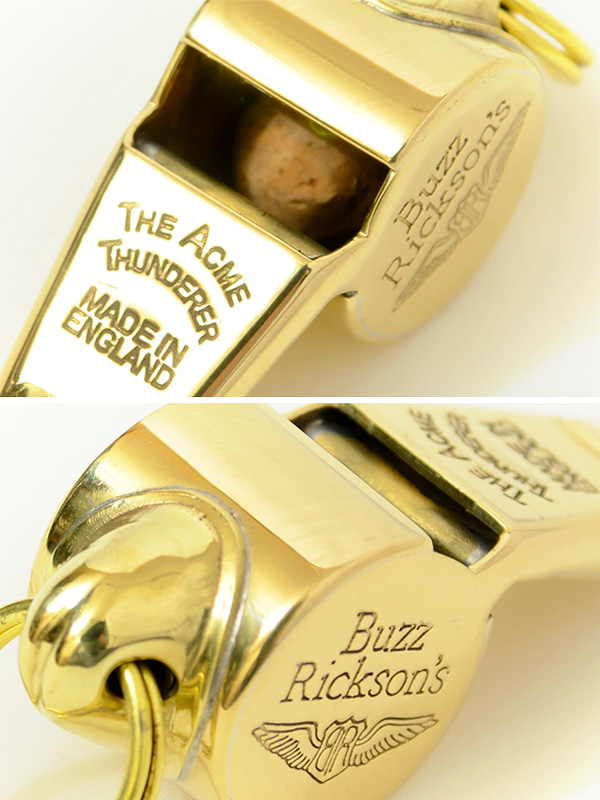 BUZZ RICKSON'S バズリクソンズ ホイッスル 笛 BRASS WHISTLE フライトジャケット BR02763 BR02374｜rodeobros｜06