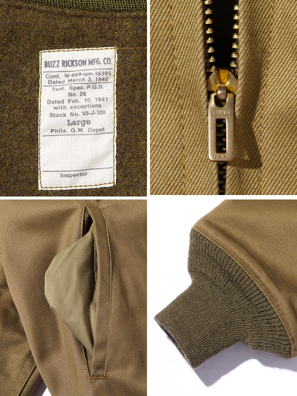 BUZZ RICKSON'S バズリクソンズ タンカース Type TANK SLASH POCKET