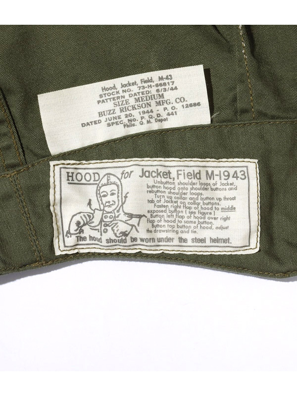 BUZZ RICKSON'S バズリクソンズ ジャケット メンズ 長袖 Type M-1943 BUZZ RICKSON MFG. CO M-1943 BR15410の画像
