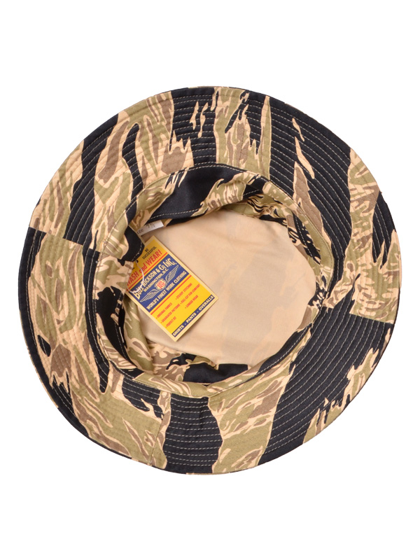 BUZZ RICKSON'S バズリクソンズ タイガー カモ ハット メンズ GOLD TIGER CAMOUFRAGE BONNIE HAT BR02791｜rodeobros｜07
