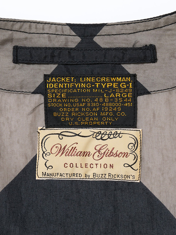 BUZZ RICKSON'S バズリクソンズ ジャケット G-1 ラインクルーマン ブラックライン ウイリアム ギブソン BR15810 | BUZZ RICKSON'S | 03
