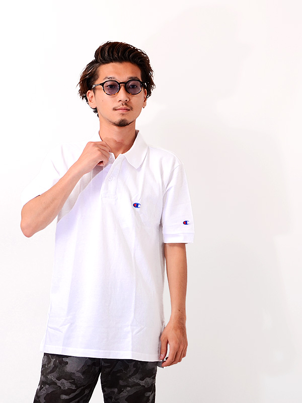 Champion チャンピオン ポロシャツ メンズ レディース 半袖 白 黒 無地 ロゴ Cロゴ 刺繍 C3-F356 :c3-f356:RODEO BROS - 通販 - Yahoo!ショッピング Champion チャンピオン ポロシャツ メンズ レディース 半袖 白 黒 無地 ロゴ Cロゴ 刺繍 C3-F356 :c3-f356:RODEO BROS - 通販 - Yahoo!ショッピング