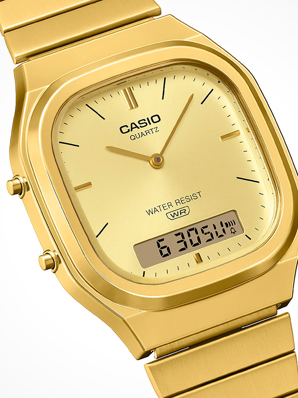 新品 AQ-240E-3AJF レトロ調 CASIO アナデジ チープカシオ CASIO（カシオ） 【国内正規品】CASIO 腕時計 アナログ デジタル 防水