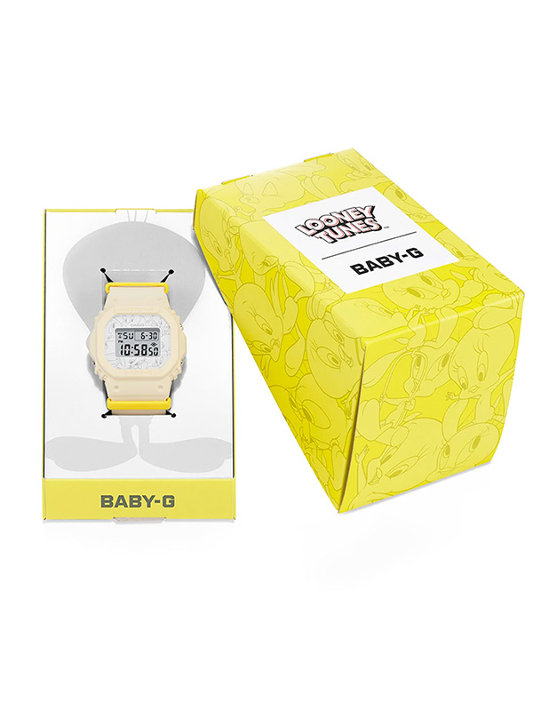 BABY-G コラボ トゥイーティー ベビージー デジタル レディース 腕時計 ベビーG TWEETYコラボ BGD-565TW-5JR