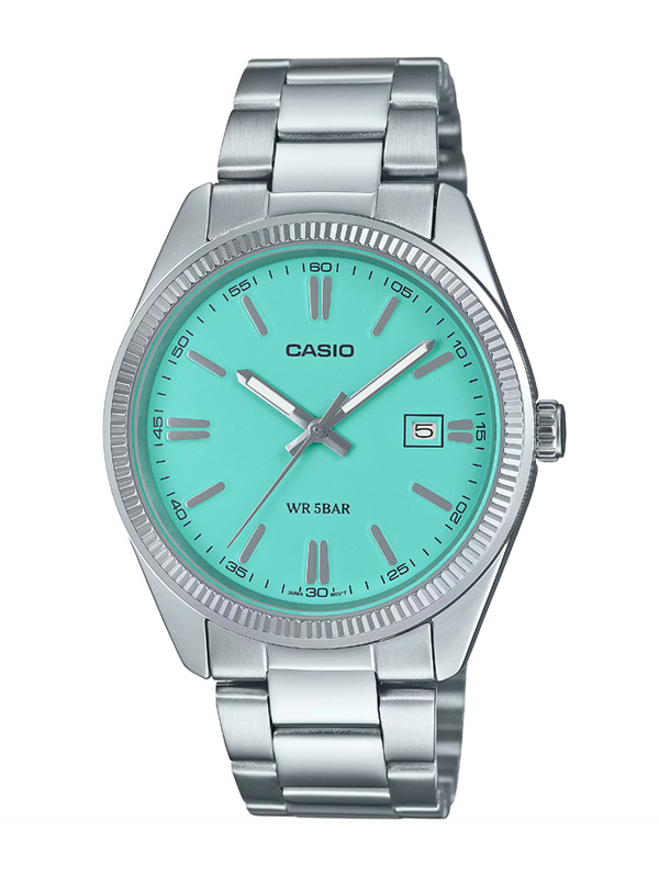 Yahoo! Yahoo!ショッピング(ヤフー ショッピング)【国内正規販売店】CASIO カシオ 腕時計 レディース メンズ デジタル 防水 ターコイズブルー MTP-1302D-2A2JF