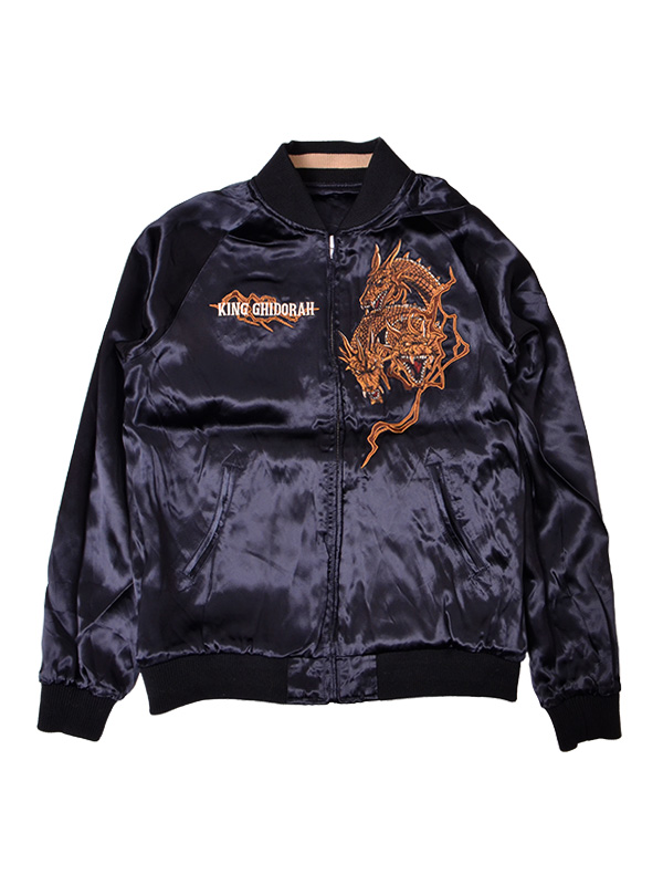 【新品】ONI DENIM ゴジラ×モスラ 刺繍スカジャン Lサイズ 魅力的な価格 ゴジラ×モスラ DENIM 新品】ONI 刺繍スカジャン