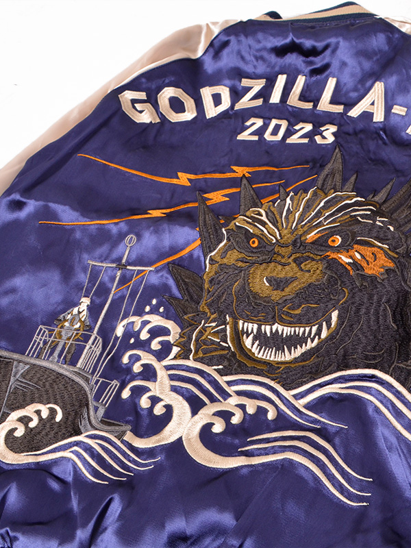 【新品】ONI DENIM ゴジラ×モスラ 刺繍スカジャン Lサイズ 楽天市場】モスラ ゴジラ グッズ スカジャン メンズ ゴジラ映画