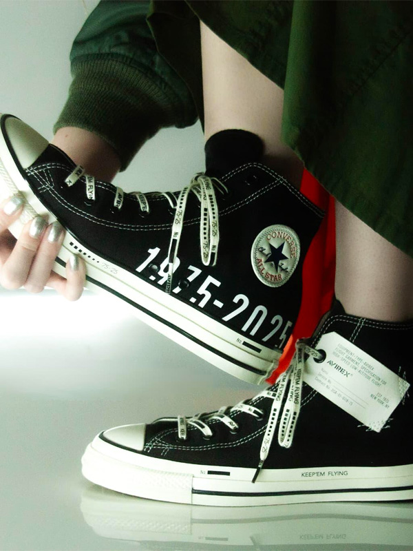 AVIREX（アヴィレックス） CONVERSE AVIREX ALL STAR スニーカー AGED