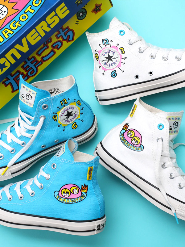 【在庫処分】CONVERSE ALL STAR コンバース オールスター ハイカット スニーカー たまごっち TAMAGOTCHI HI 31310400 31310401｜rodeobros