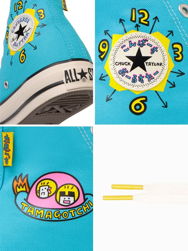 【在庫処分】CONVERSE ALL STAR コンバース オールスター ハイカット スニーカー たまごっち TAMAGOTCHI HI 31310400 31310401｜rodeobros｜15