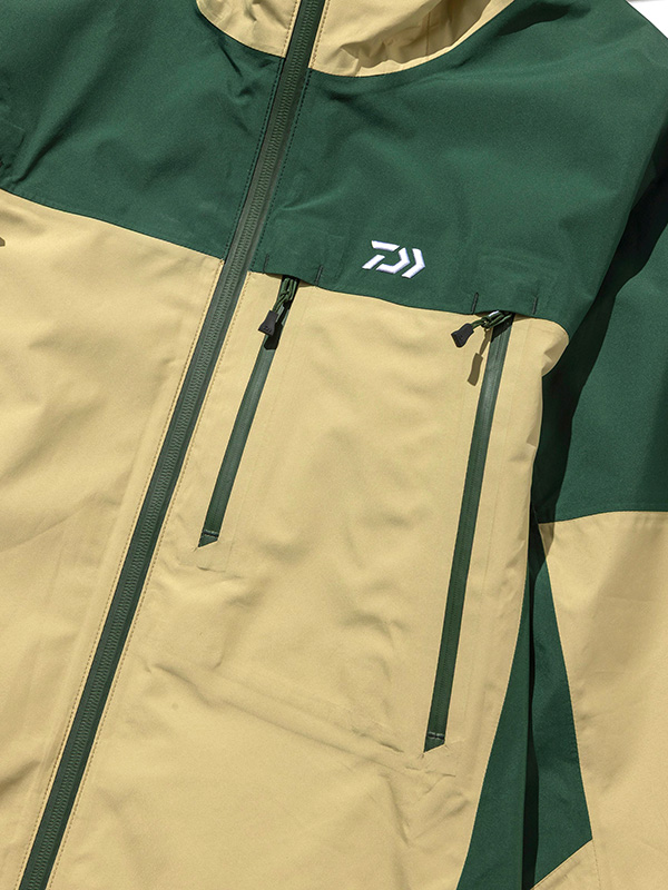 美品✨大きいサイズ2XL✨DAIWA ストレッチフーディージャケット オリーブ Daiwa DAIWA 247 ダイワ ジャケット シェルジャケット 防水性 透湿性