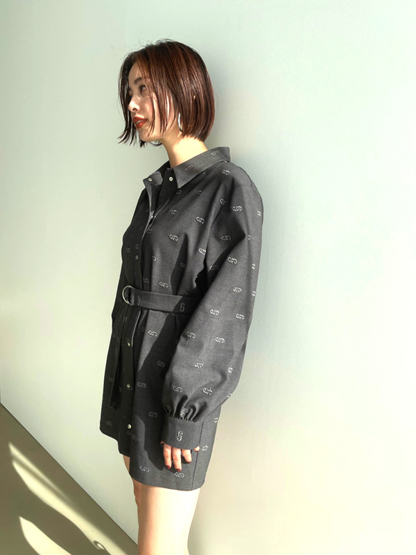 EMODA ビジューシャツ&amp;BAG ビジュースクエアショルダーバッグ[品番：MKSW0062152]｜EMODA（エモダ